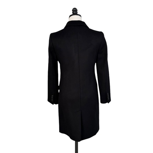 J Crew Nello Gori Wool Peacoat in Black | PETITE 2 - Picture 4 of 10